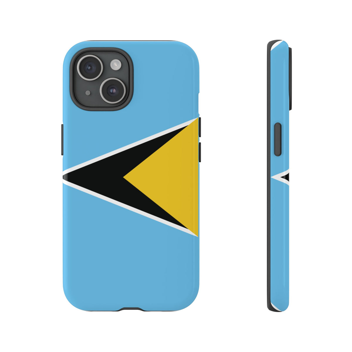 St Lucia Flag Tough Phone Case - Irie Blues Boutique