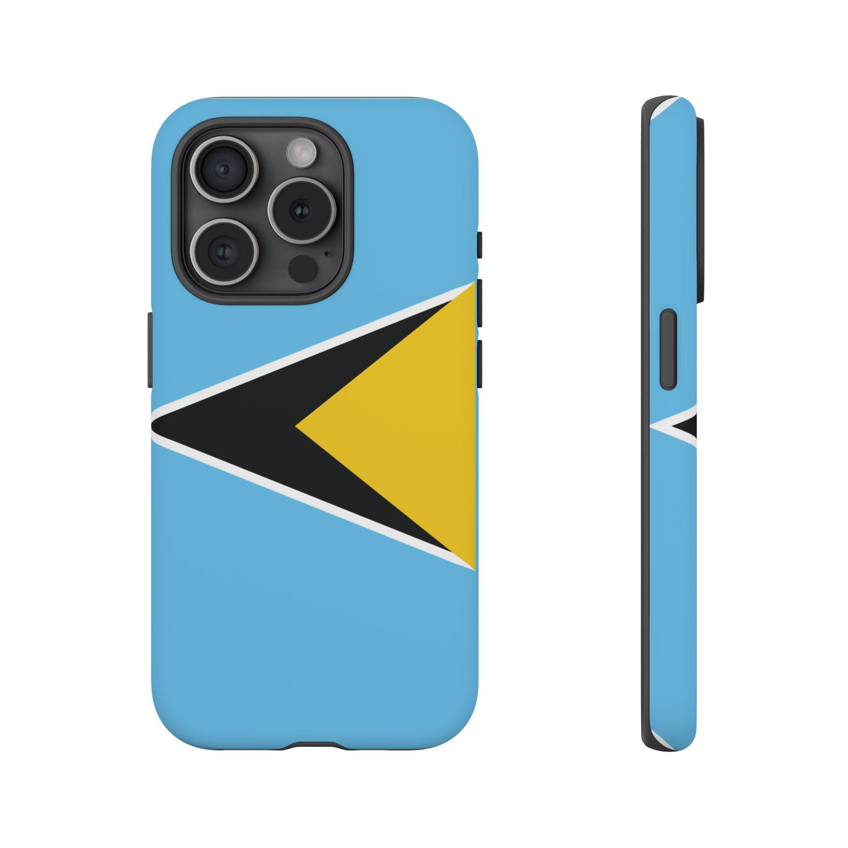 St Lucia Flag Tough Phone Case - Irie Blues Boutique
