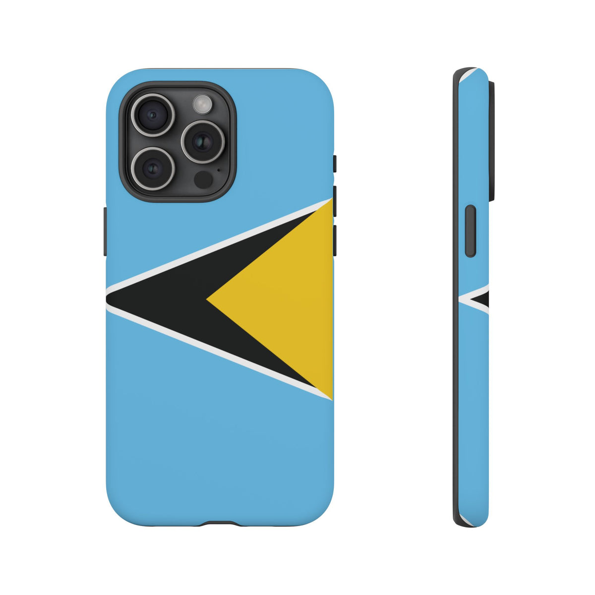 St Lucia Flag Tough Phone Case - Irie Blues Boutique