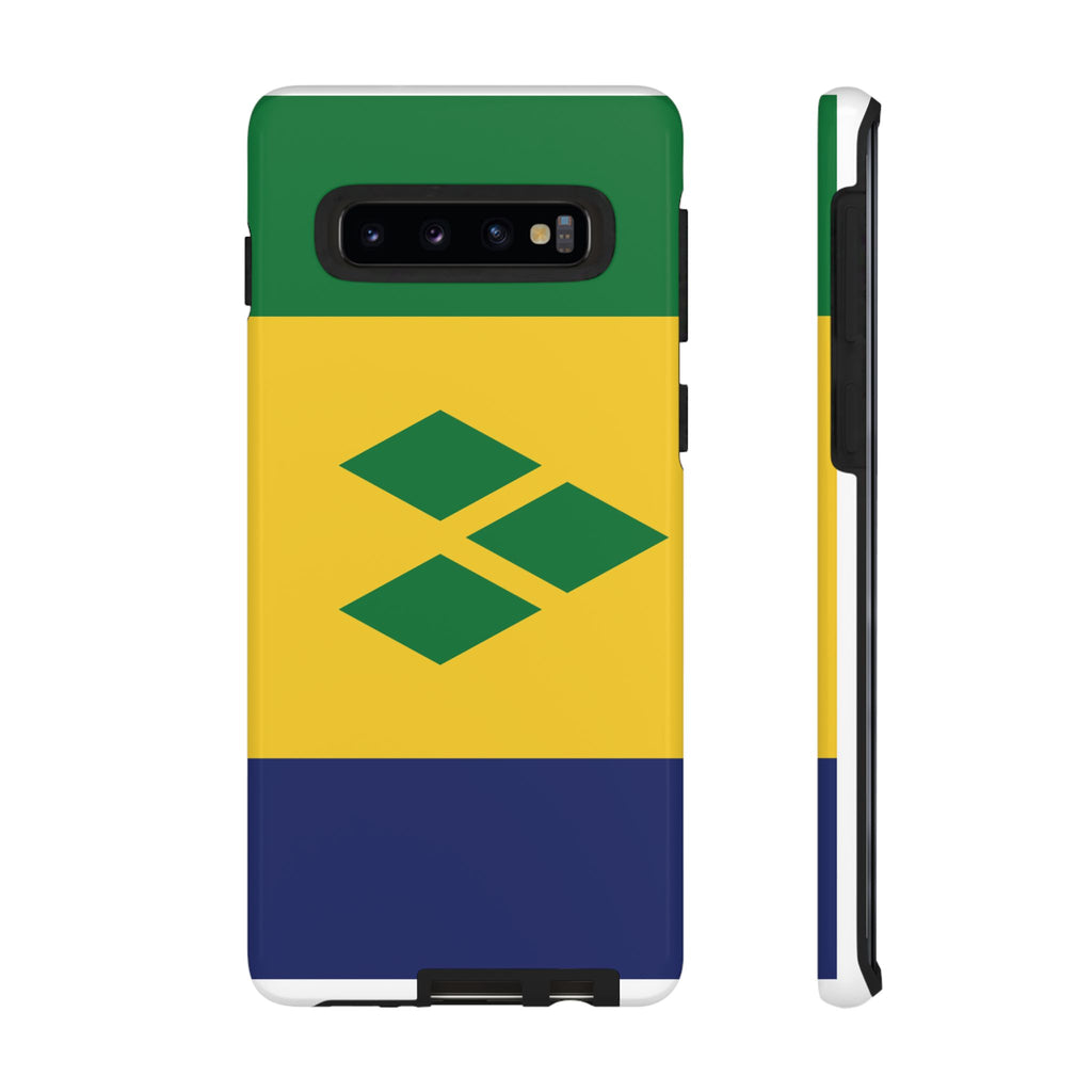 St Vincent & The Grenadines Flag Tough Phone Case - Irie Blues Boutique