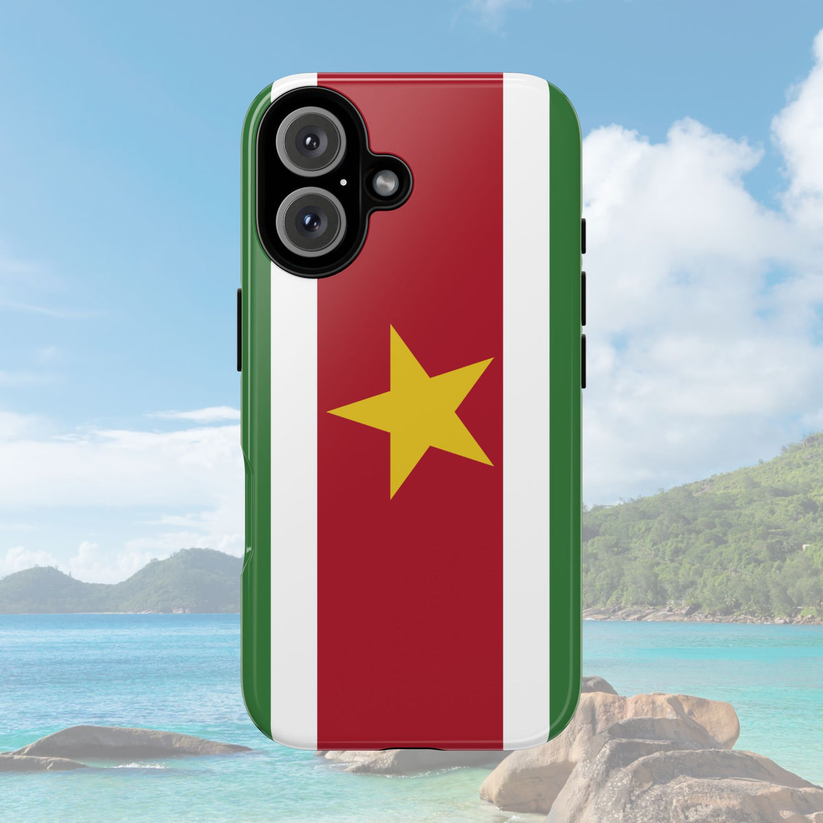 Suriname Flag Tough Phone Case - Irie Blues Boutique