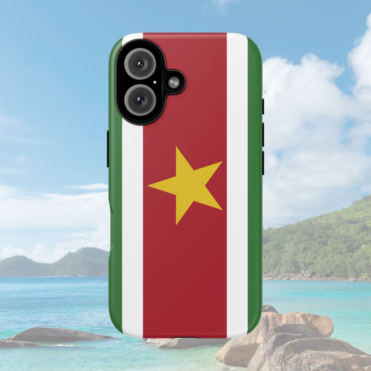 Suriname Flag Tough Phone Case - Irie Blues Boutique