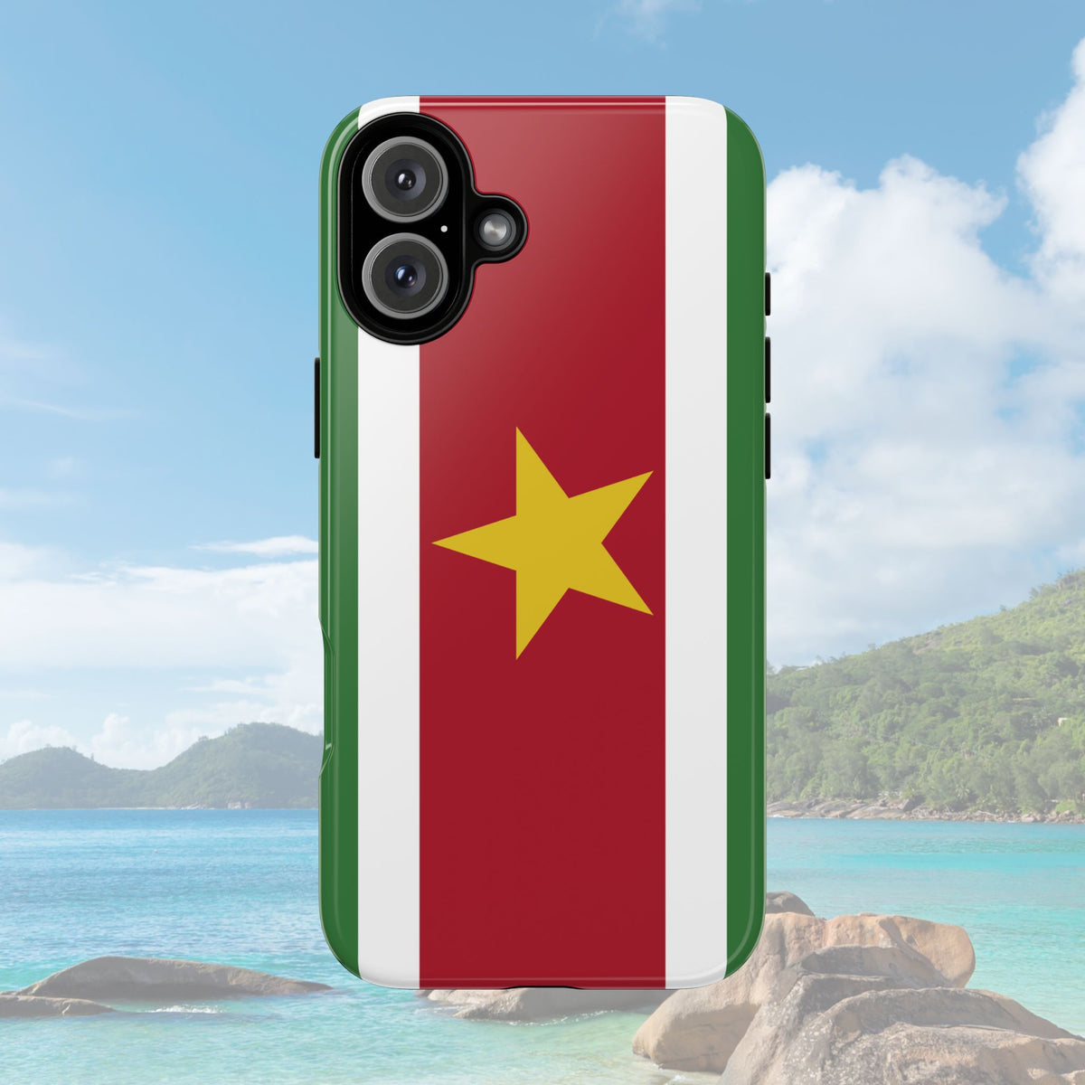 Suriname Flag Tough Phone Case - Irie Blues Boutique