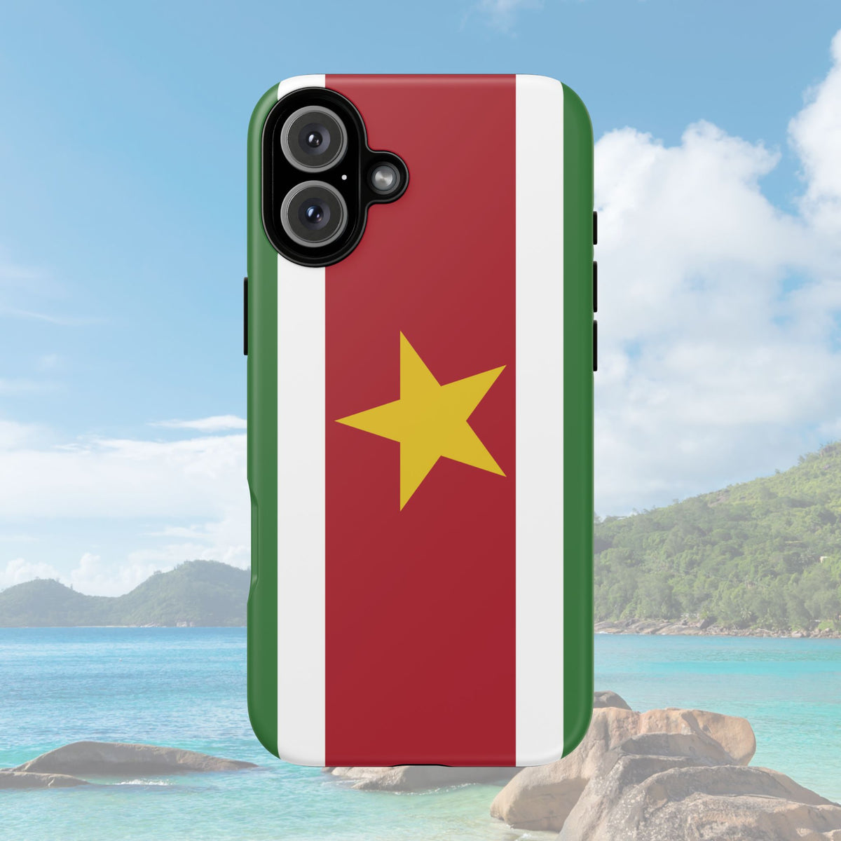 Suriname Flag Tough Phone Case - Irie Blues Boutique