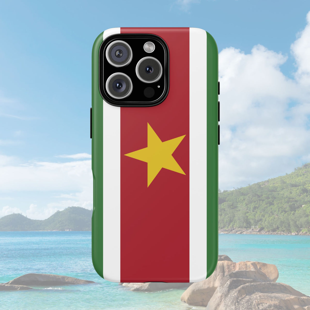 Suriname Flag Tough Phone Case - Irie Blues Boutique