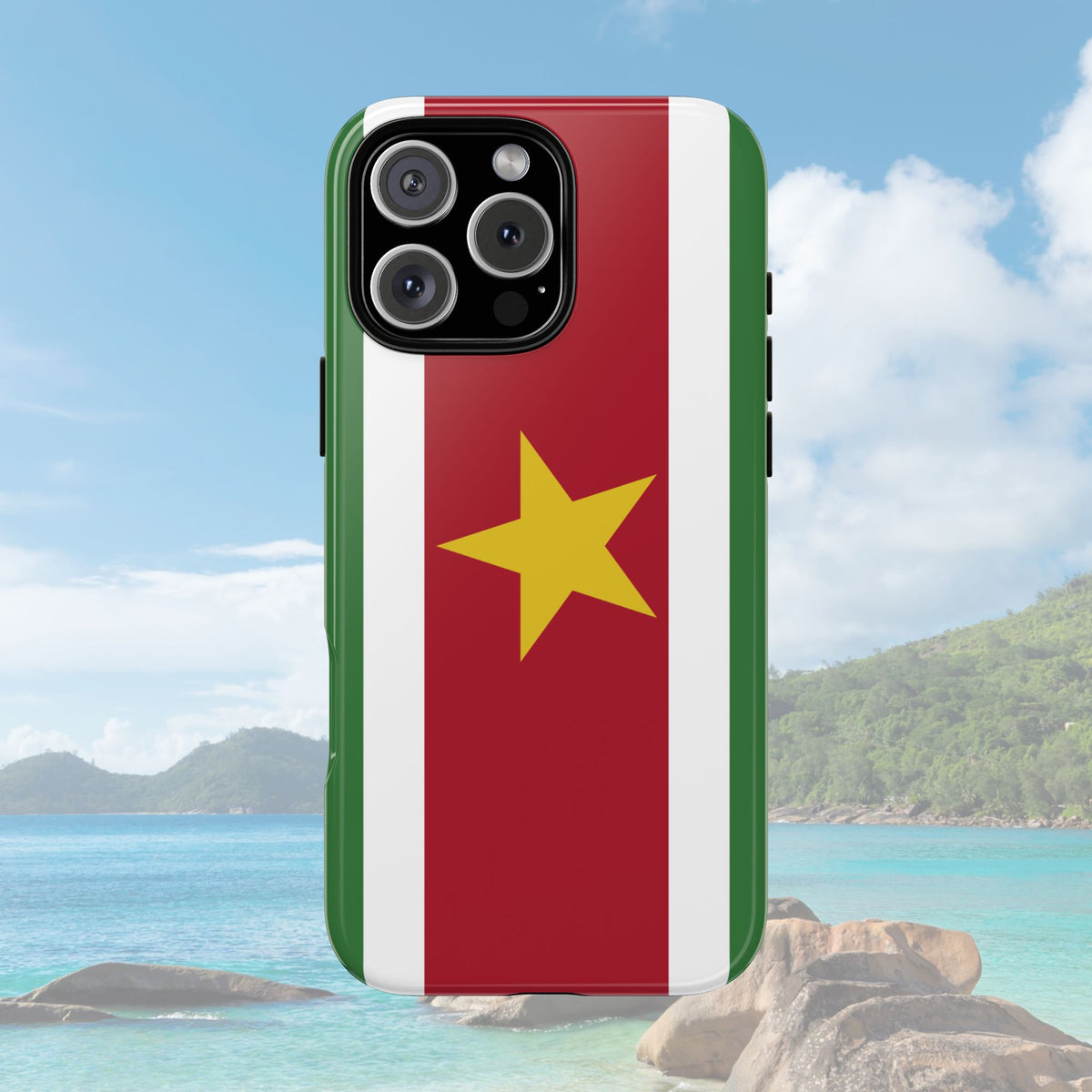 Suriname Flag Tough Phone Case - Irie Blues Boutique