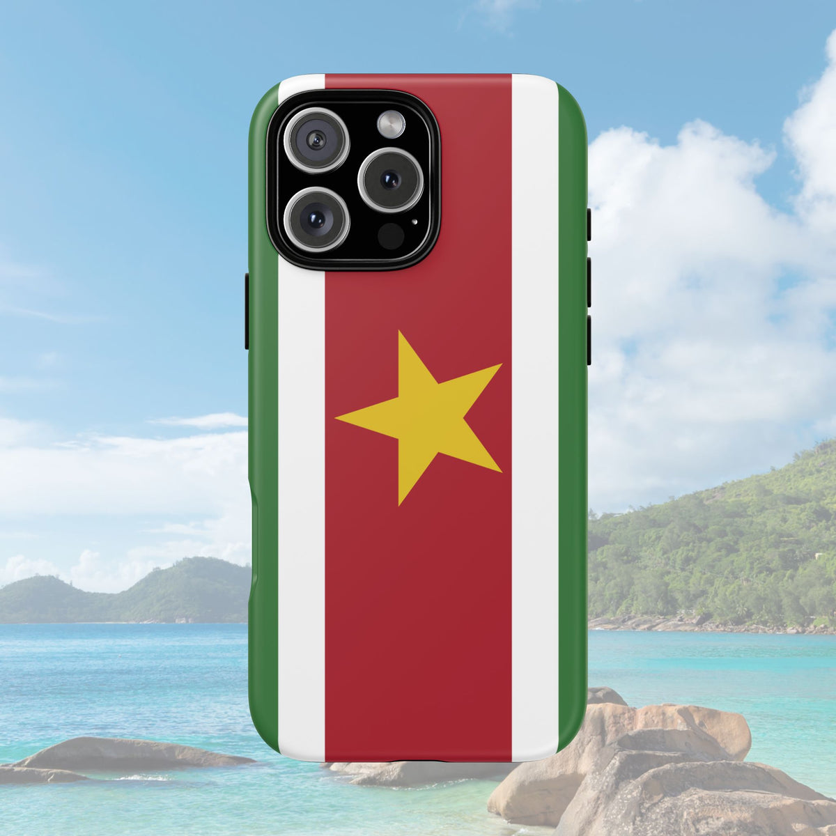 Suriname Flag Tough Phone Case - Irie Blues Boutique