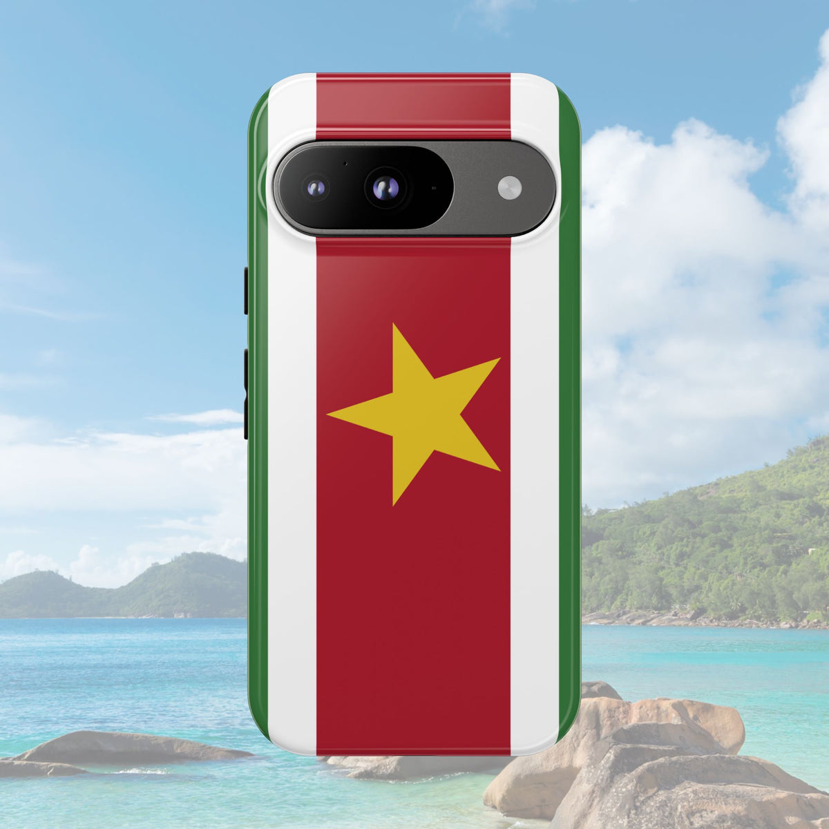 Suriname Flag Tough Phone Case - Irie Blues Boutique