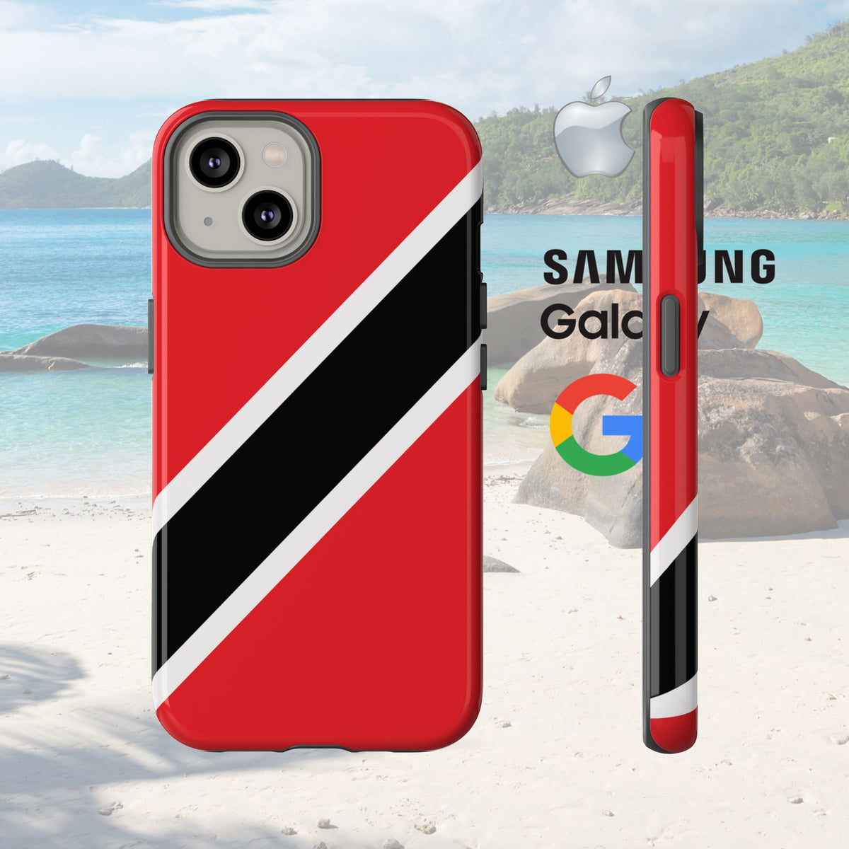 Trinidad and Tobago Flag Tough Phone Case - Irie Blues Boutique