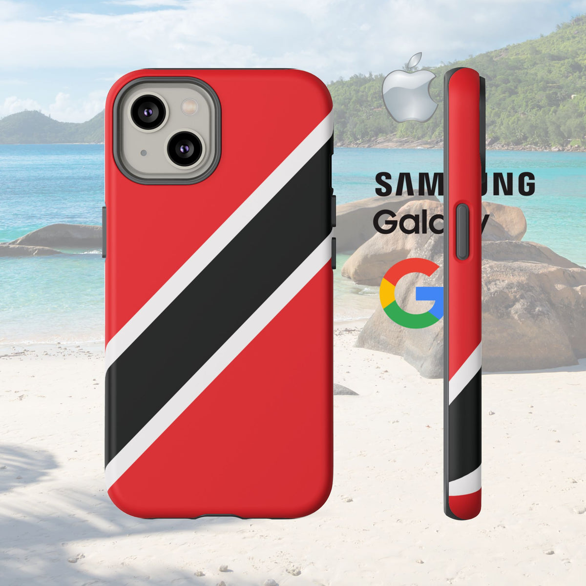 Trinidad and Tobago Flag Tough Phone Case - Irie Blues Boutique