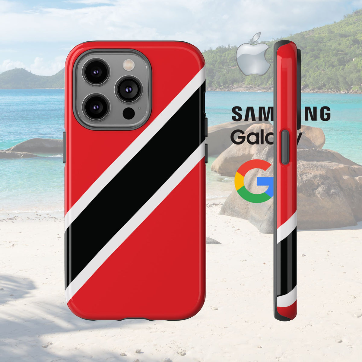 Trinidad and Tobago Flag Tough Phone Case - Irie Blues Boutique