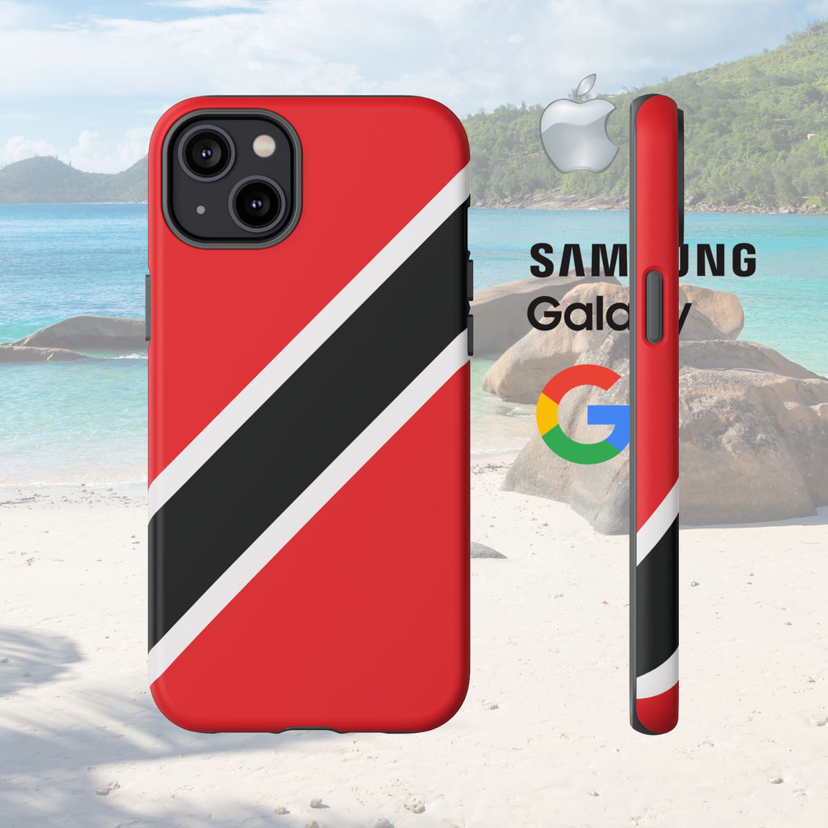 Trinidad and Tobago Flag Tough Phone Case - Irie Blues Boutique