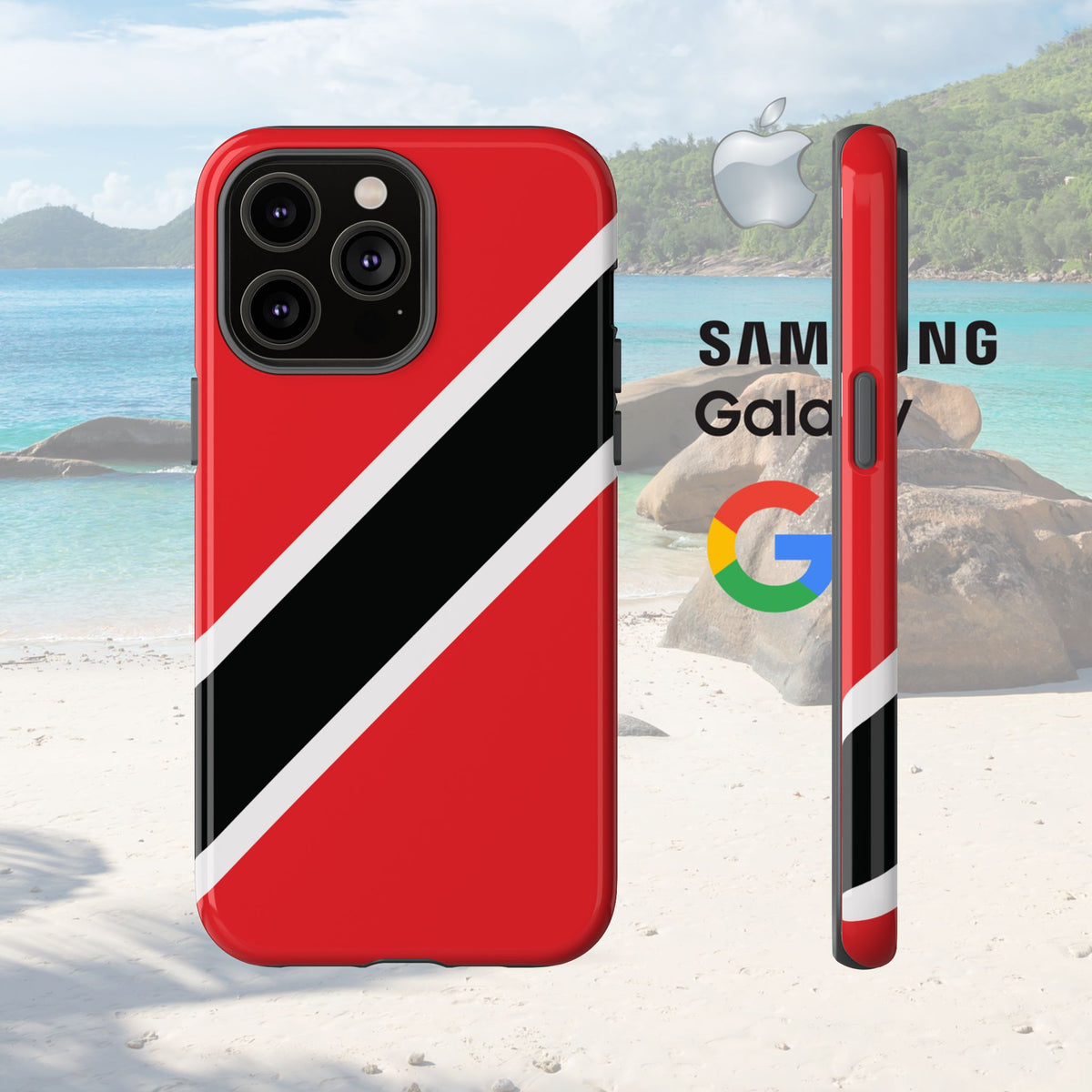 Trinidad and Tobago Flag Tough Phone Case - Irie Blues Boutique