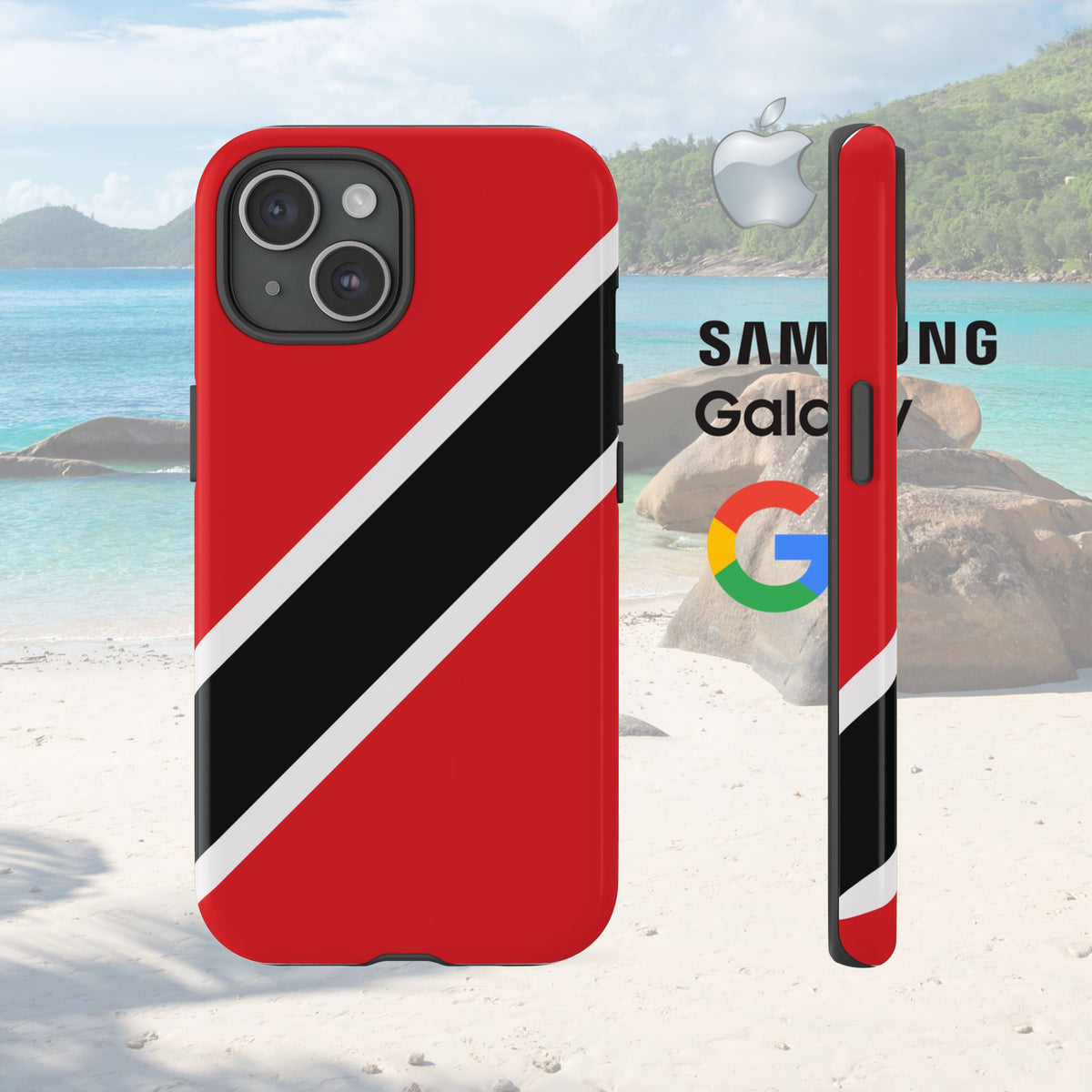 Trinidad and Tobago Flag Tough Phone Case - Irie Blues Boutique