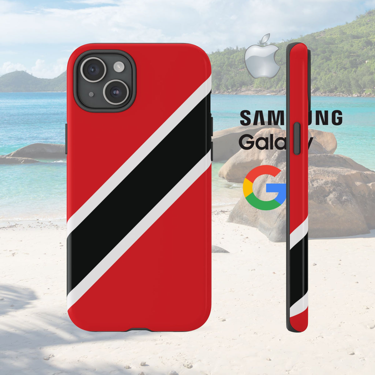 Trinidad and Tobago Flag Tough Phone Case - Irie Blues Boutique