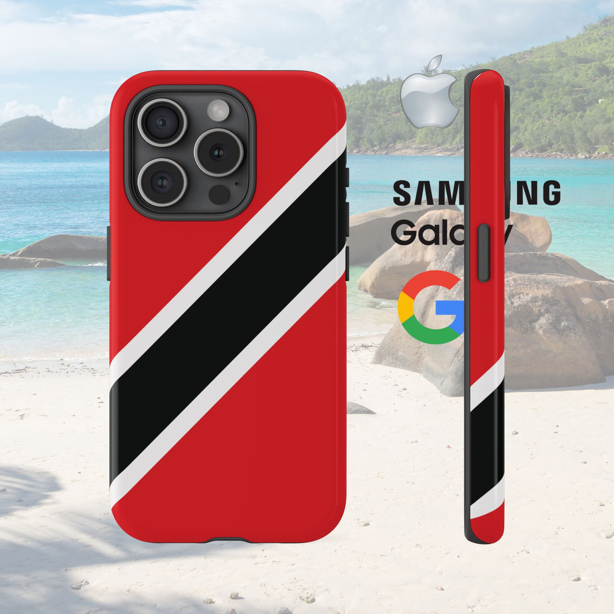 Trinidad and Tobago Flag Tough Phone Case - Irie Blues Boutique