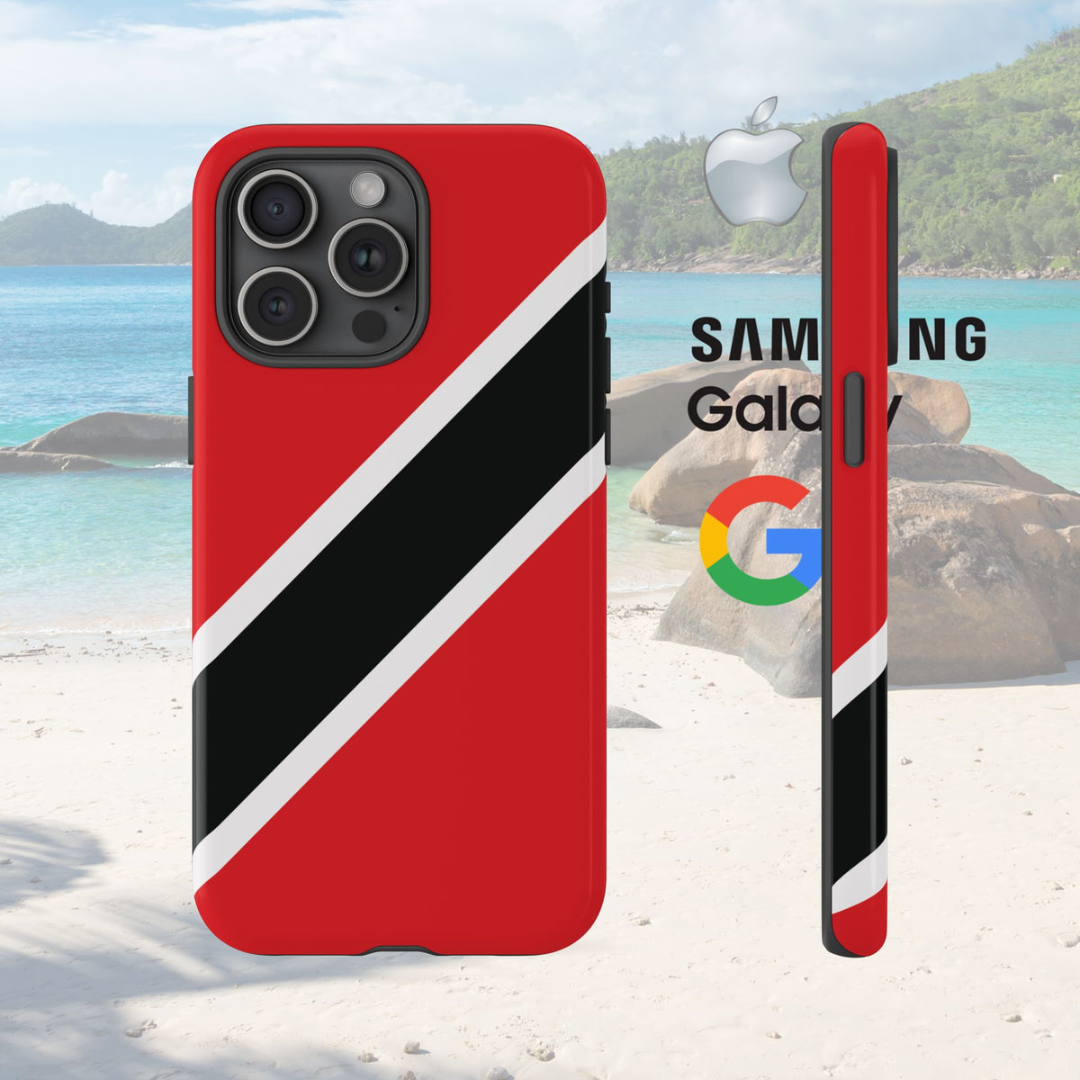 Trinidad and Tobago Flag Tough Phone Case - Irie Blues Boutique