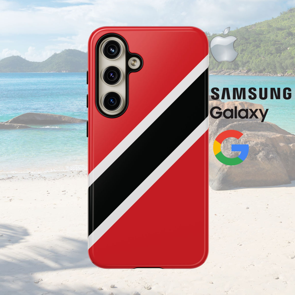 Trinidad and Tobago Flag Tough Phone Case - Irie Blues Boutique
