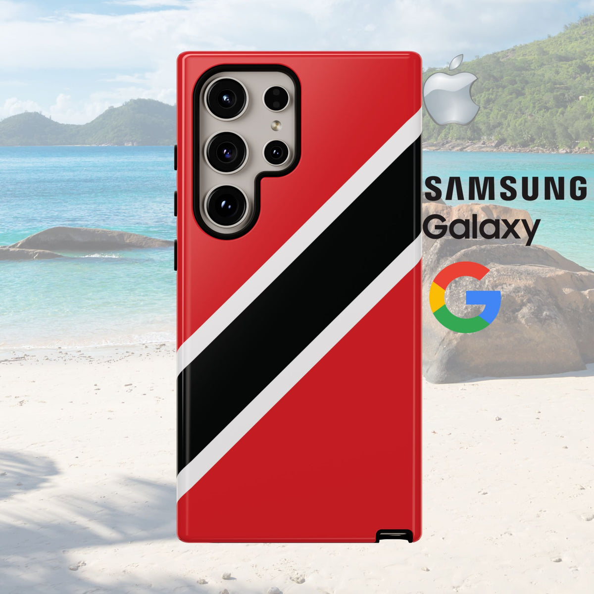 Trinidad and Tobago Flag Tough Phone Case - Irie Blues Boutique
