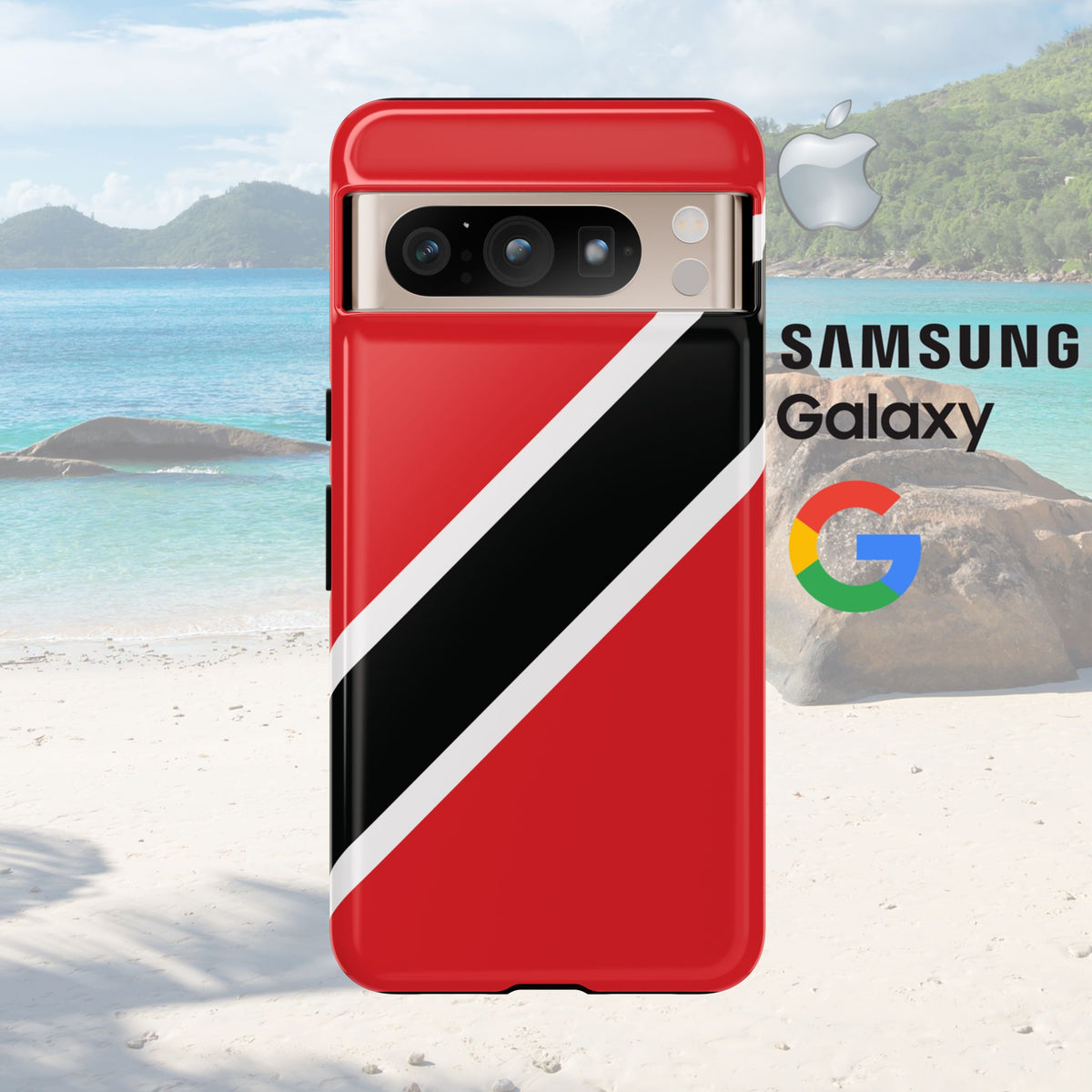 Trinidad and Tobago Flag Tough Phone Case - Irie Blues Boutique