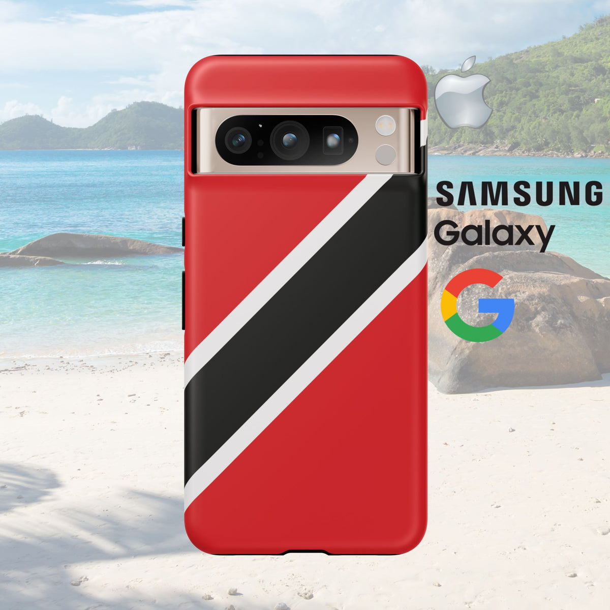 Trinidad and Tobago Flag Tough Phone Case - Irie Blues Boutique