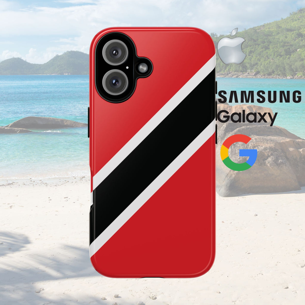 Trinidad and Tobago Flag Tough Phone Case - Irie Blues Boutique