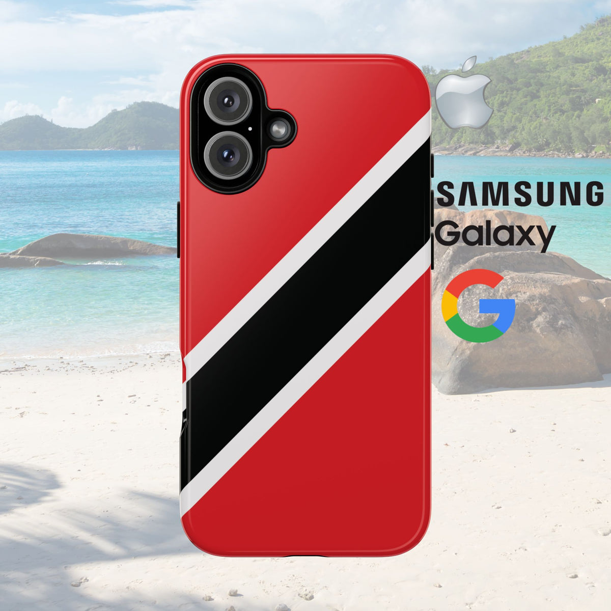 Trinidad and Tobago Flag Tough Phone Case - Irie Blues Boutique