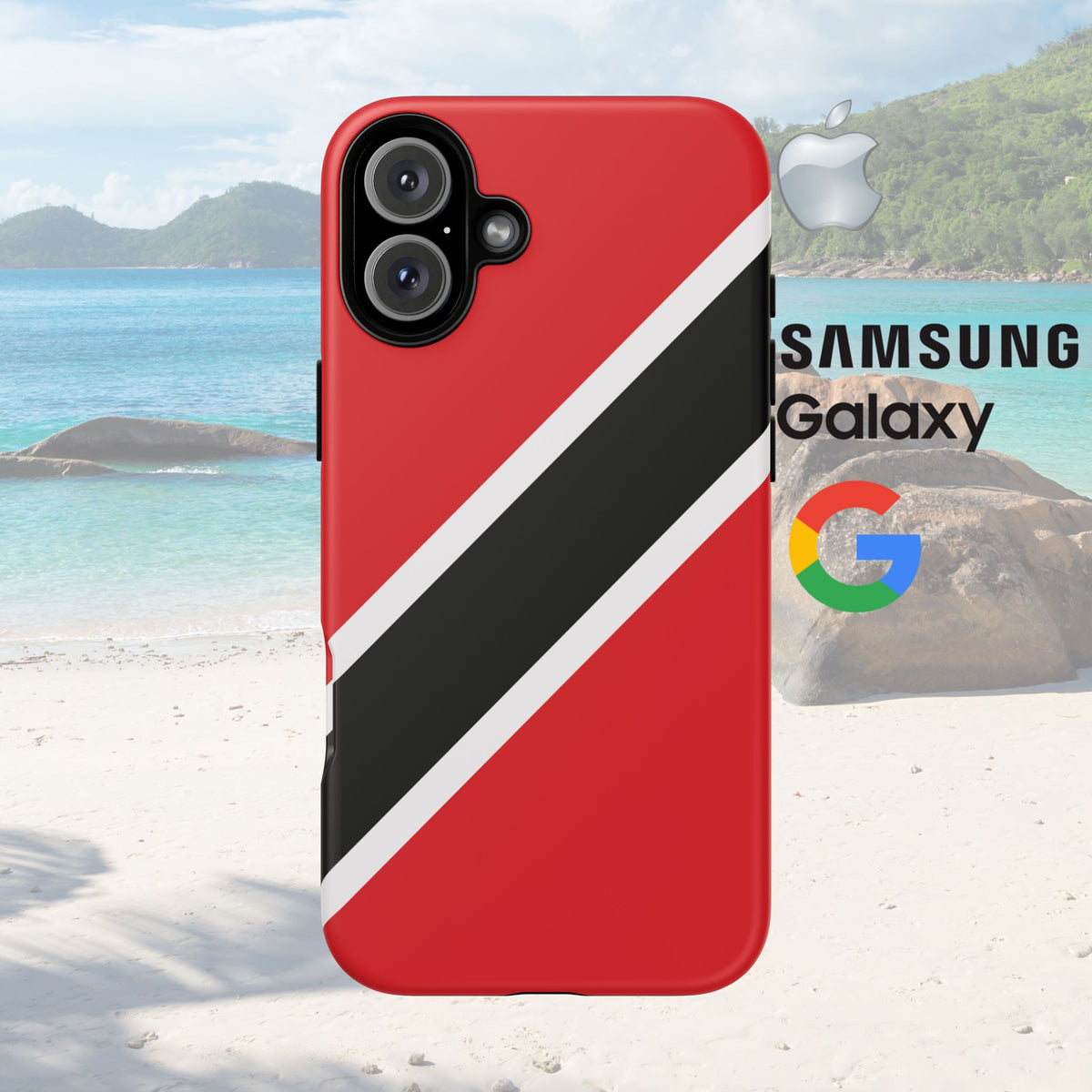 Trinidad and Tobago Flag Tough Phone Case - Irie Blues Boutique