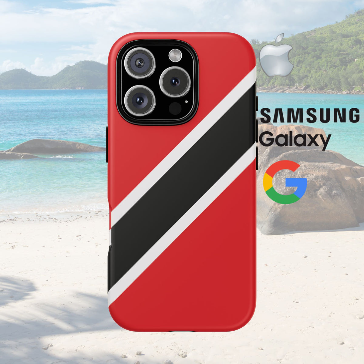 Trinidad and Tobago Flag Tough Phone Case - Irie Blues Boutique