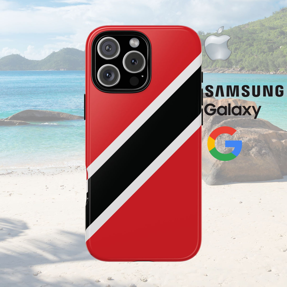 Trinidad and Tobago Flag Tough Phone Case - Irie Blues Boutique