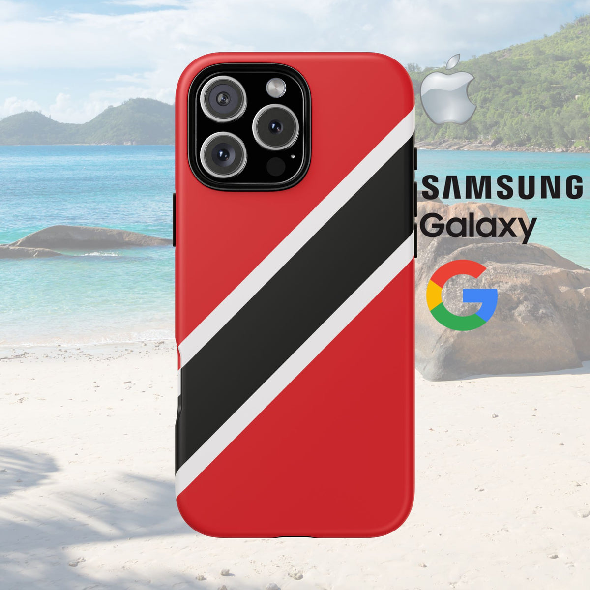 Trinidad and Tobago Flag Tough Phone Case - Irie Blues Boutique