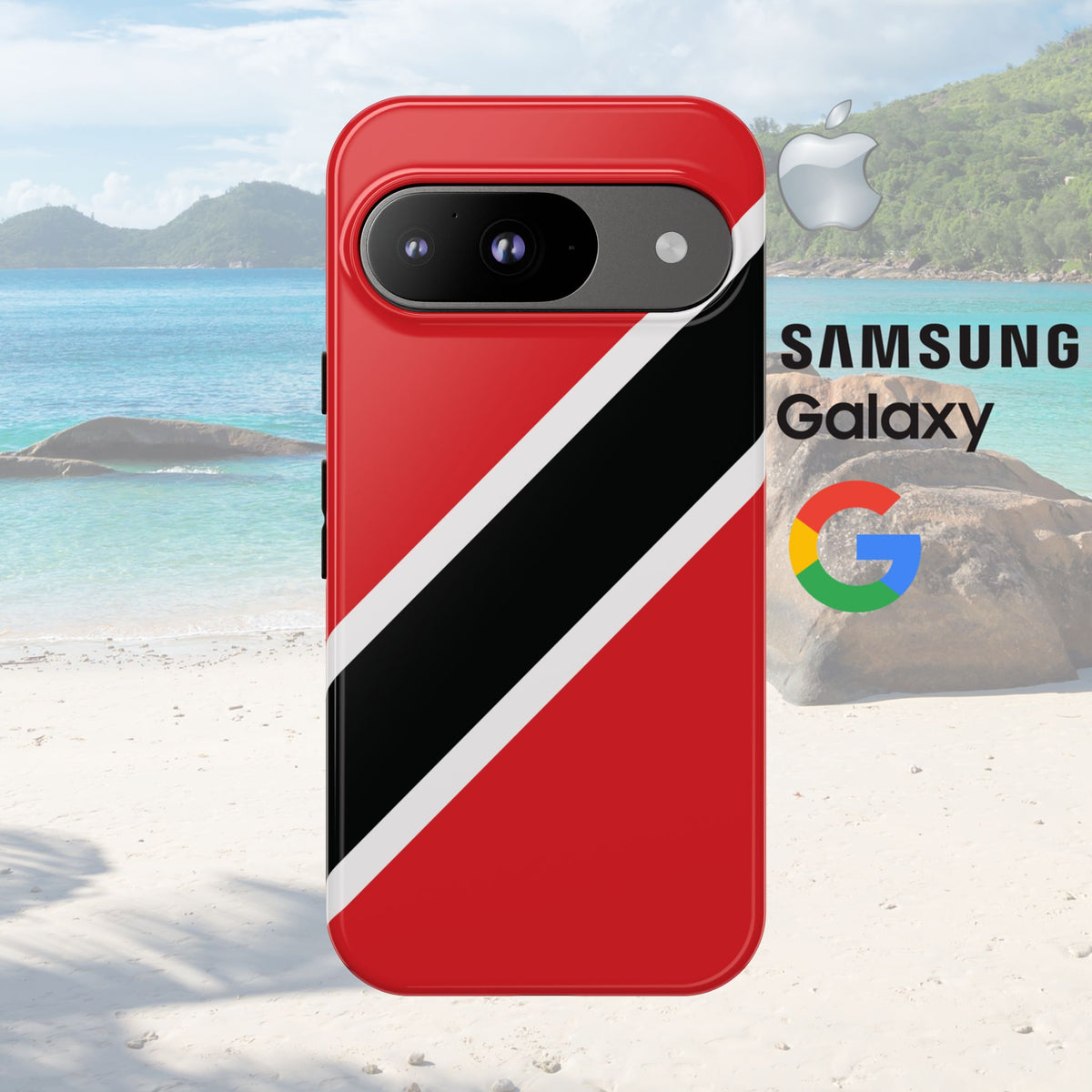 Trinidad and Tobago Flag Tough Phone Case - Irie Blues Boutique