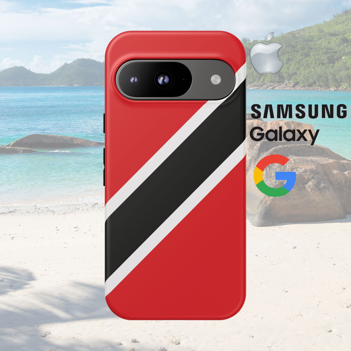Trinidad and Tobago Flag Tough Phone Case - Irie Blues Boutique