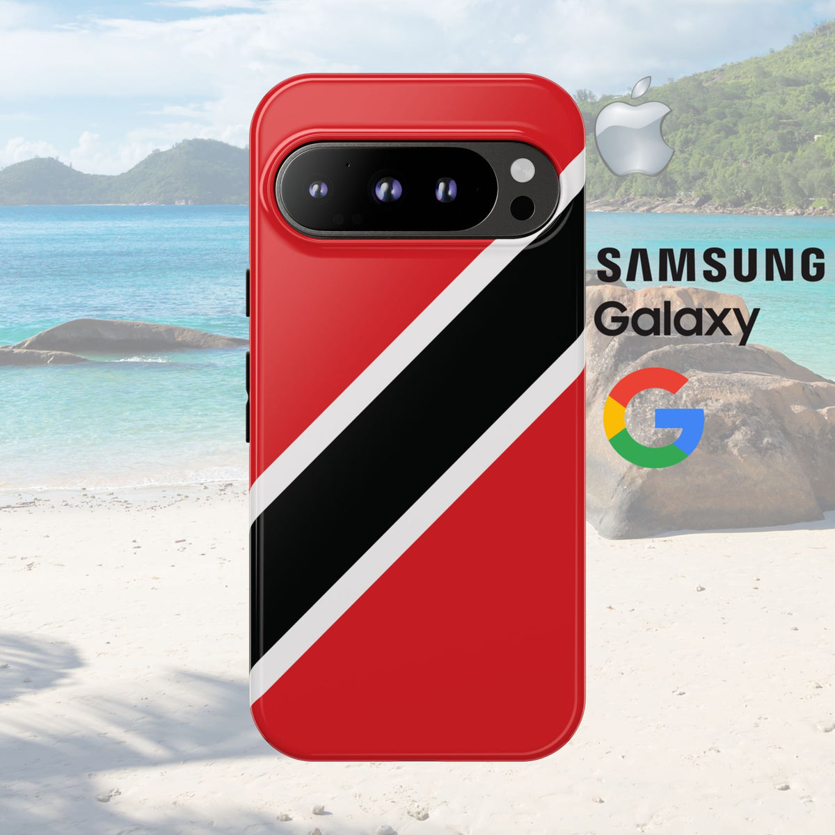 Trinidad and Tobago Flag Tough Phone Case - Irie Blues Boutique