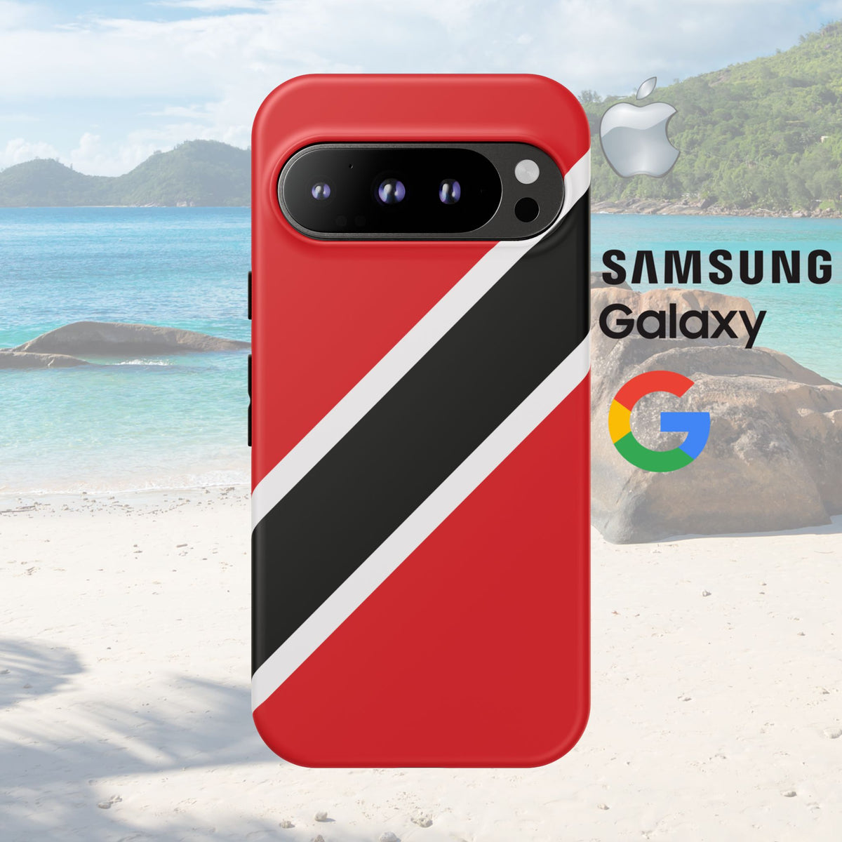Trinidad and Tobago Flag Tough Phone Case - Irie Blues Boutique