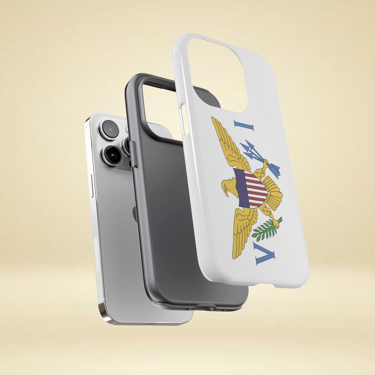 US Virgin Islands Flag Tough Phone Case - Irie Blues Boutique
