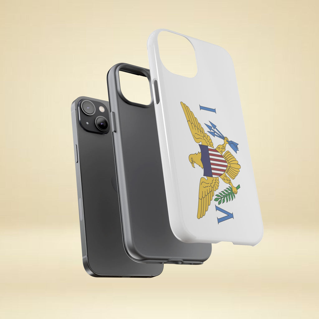 US Virgin Islands Flag Tough Phone Case - Irie Blues Boutique