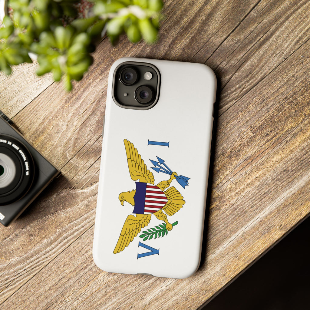 US Virgin Islands Flag Tough Phone Case - Irie Blues Boutique