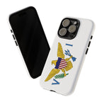 US Virgin Islands Flag Tough Phone Case - Irie Blues Boutique