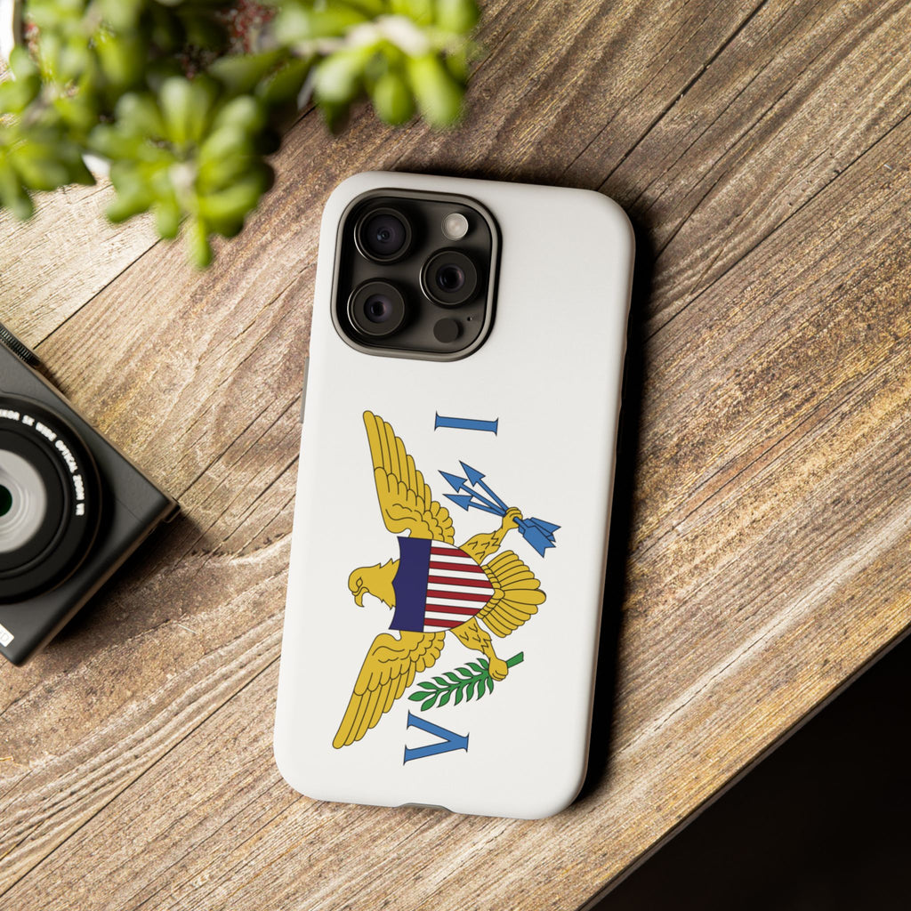 US Virgin Islands Flag Tough Phone Case - Irie Blues Boutique