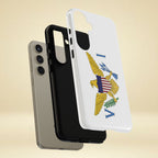 US Virgin Islands Flag Tough Phone Case - Irie Blues Boutique