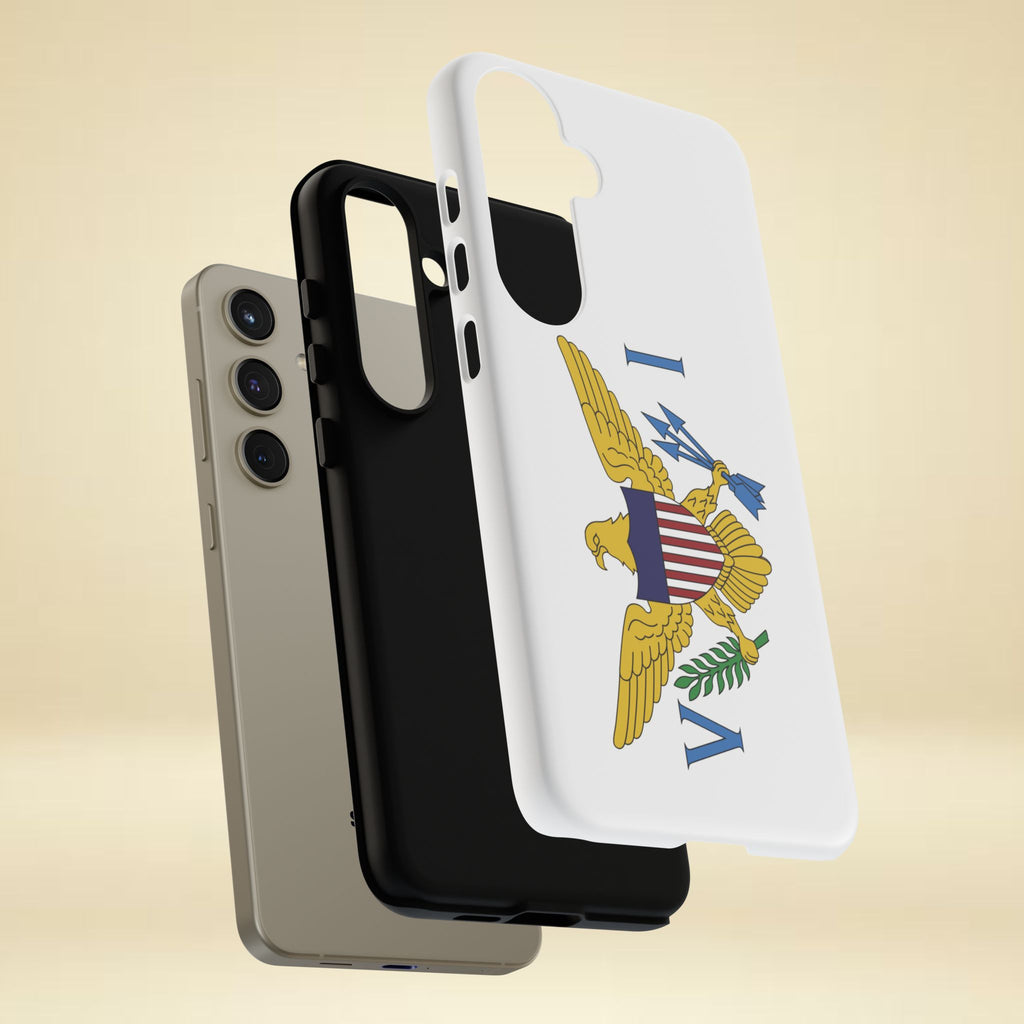 US Virgin Islands Flag Tough Phone Case - Irie Blues Boutique