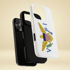 US Virgin Islands Flag Tough Phone Case - Irie Blues Boutique