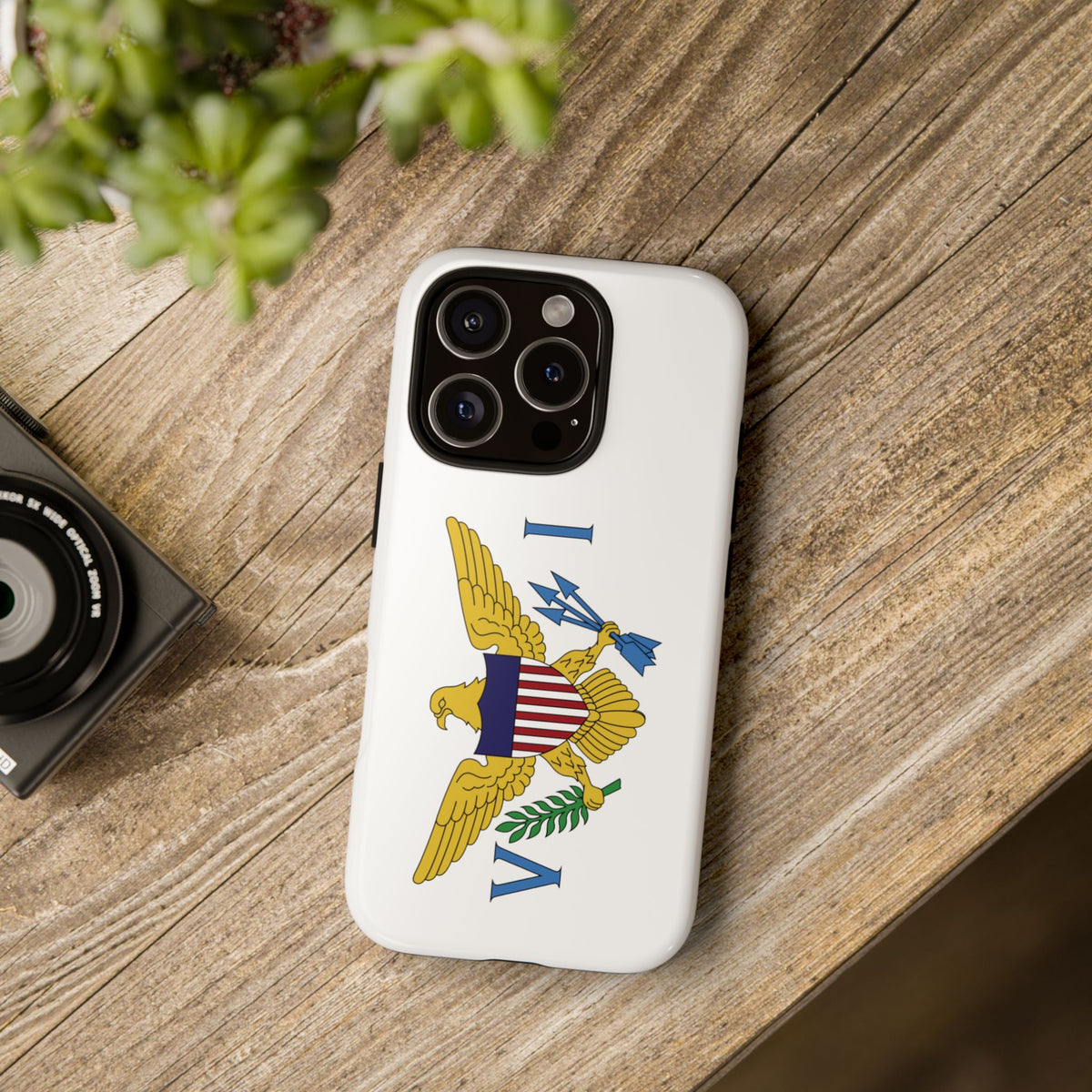US Virgin Islands Flag Tough Phone Case - Irie Blues Boutique