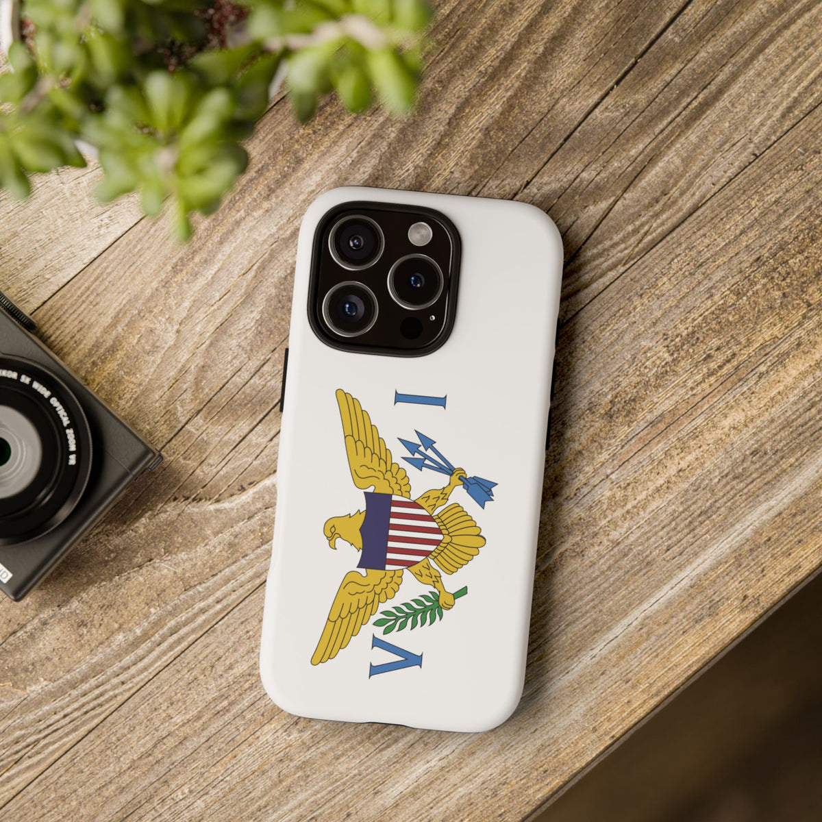 US Virgin Islands Flag Tough Phone Case - Irie Blues Boutique