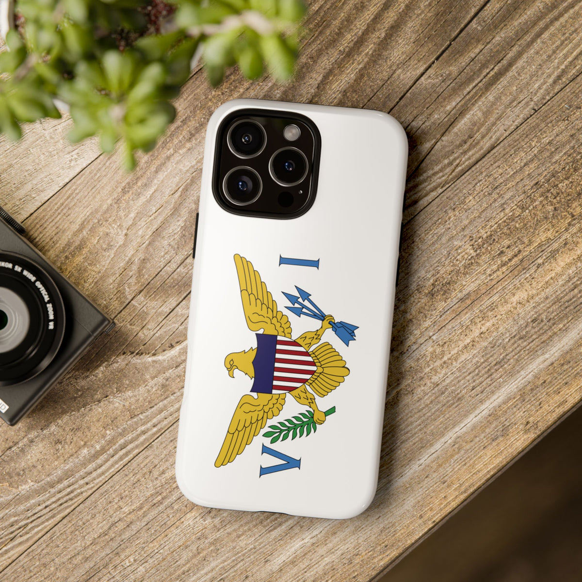 US Virgin Islands Flag Tough Phone Case - Irie Blues Boutique