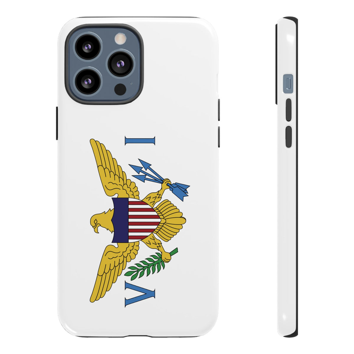 US Virgin Islands Flag Tough Phone Case - Irie Blues Boutique